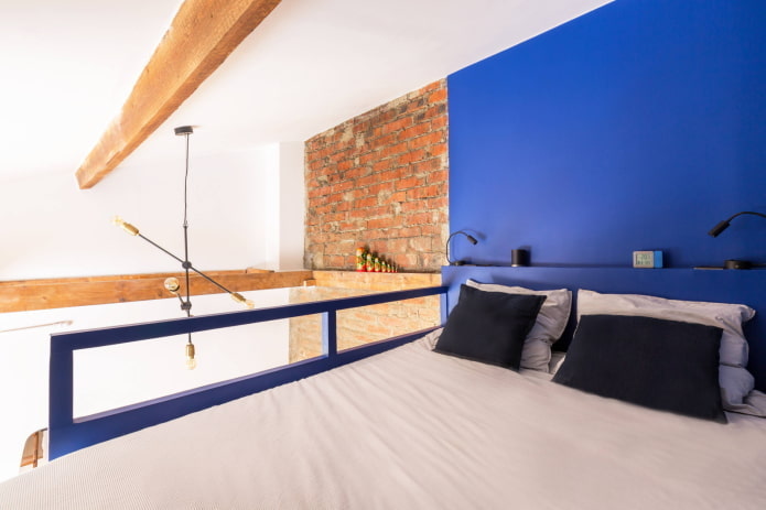 Loft en paleta azul