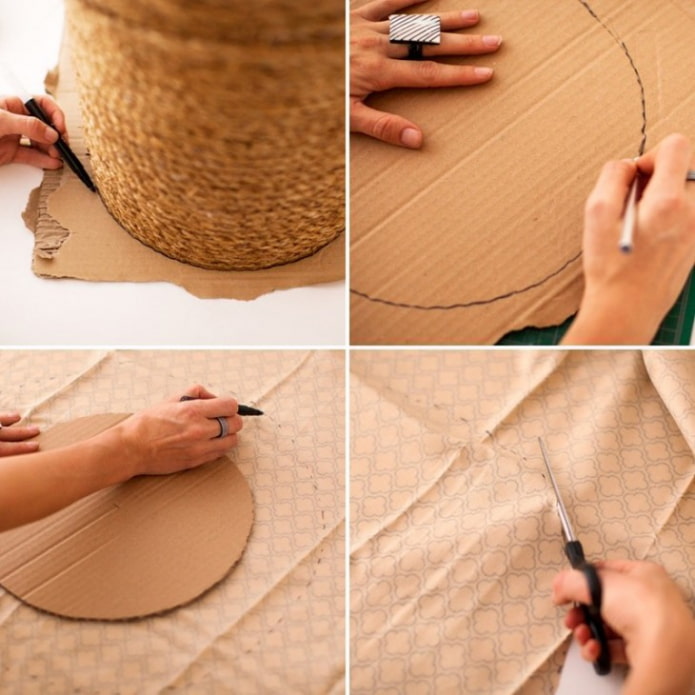 do-it-yourself pouf