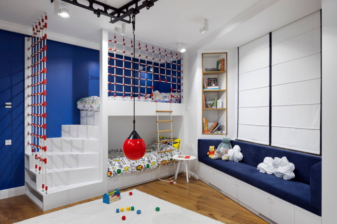 Amplia habitación para escolares