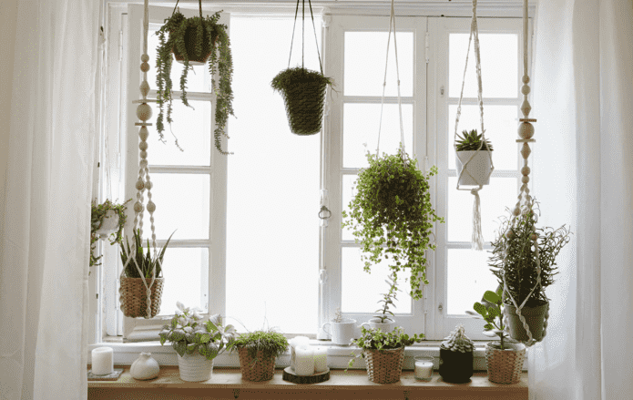 Jardín en el alféizar de la ventana