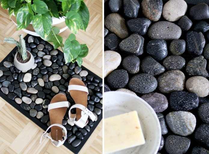 Pebble rug