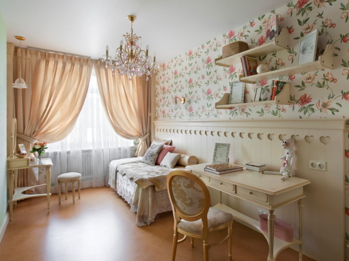 Dormitorio infantil de estilo provenzal