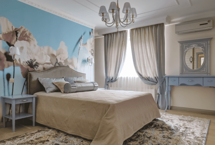 decoración del dormitorio en estilo provenzal