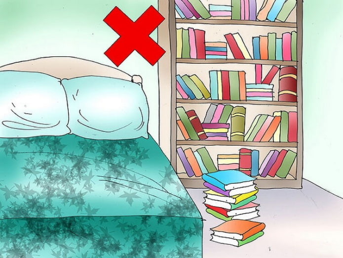 Libros de Feng Shui en el dormitorio