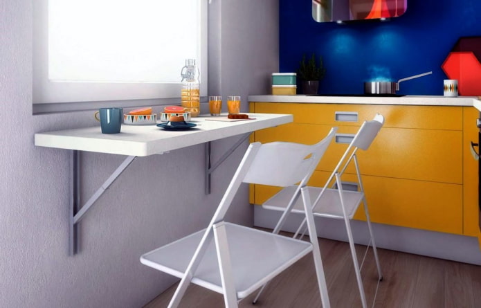 transformar muebles para una pequeña cocina-sala de estar