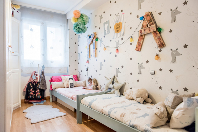 dormitorio 9 plazas para dos niños