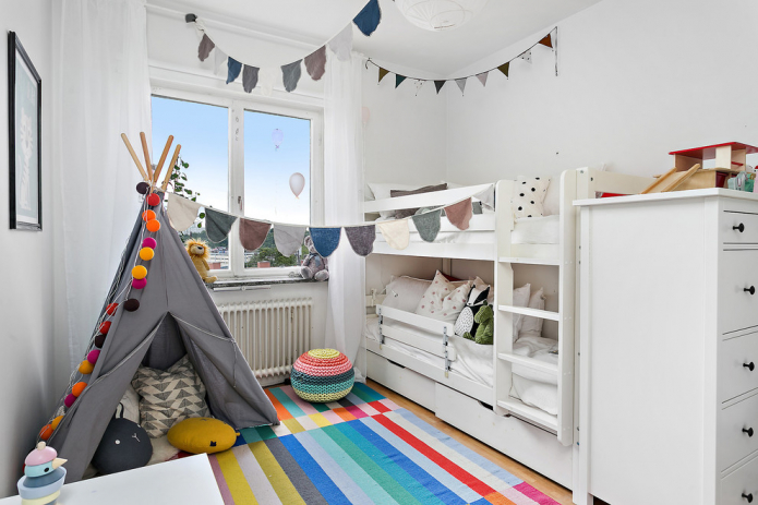 dormitorio 9 plazas para dos niños