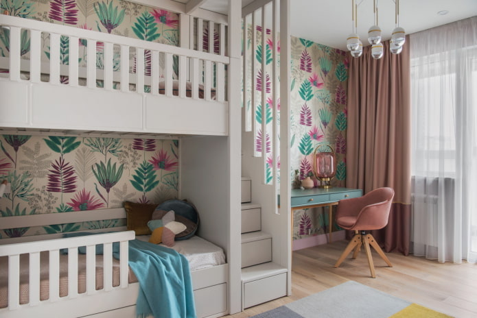 Habitación infantil para dos niñas