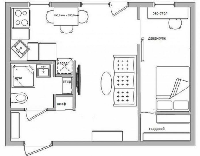 remodelación del apartamento de Khrushchev