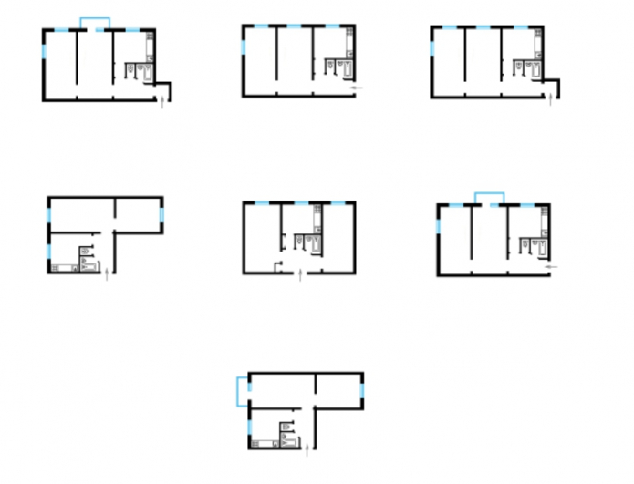 Disposición de la casa de la serie 480