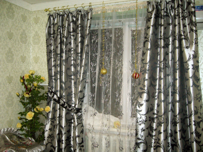 Cortinas y tules con estampados