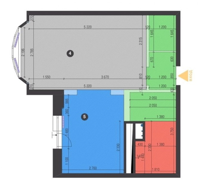 Plano de una habitación