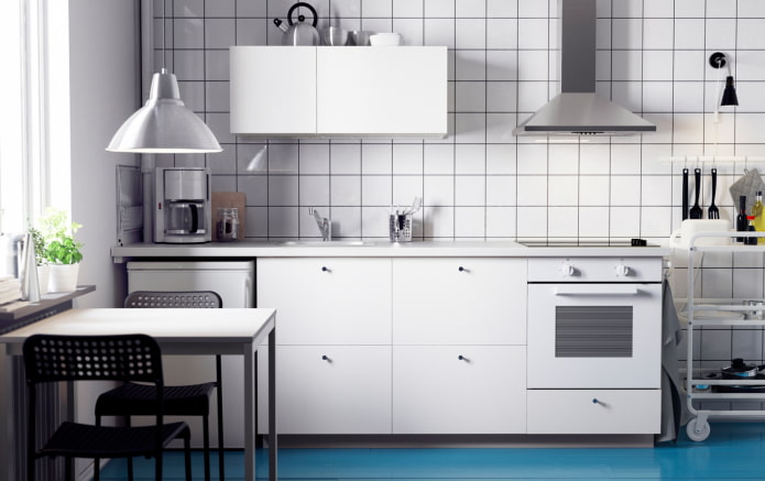 cocina modular blanca