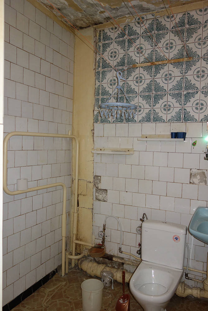 Baño antes de la renovación