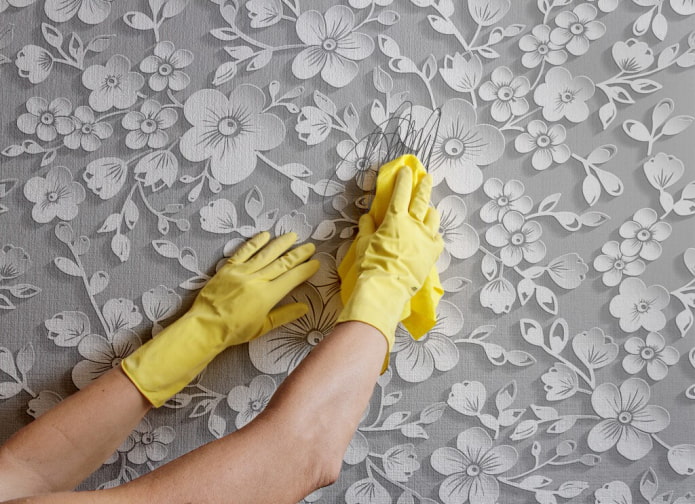 Contaminación en el papel pintado