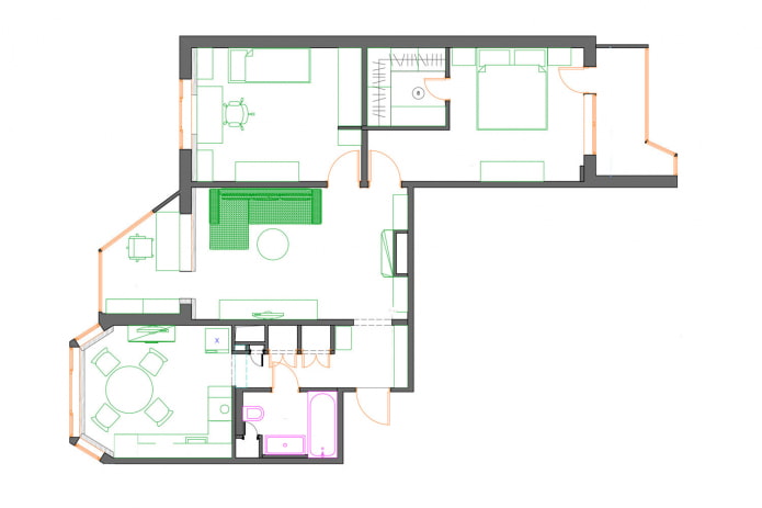 Plano de apartamento