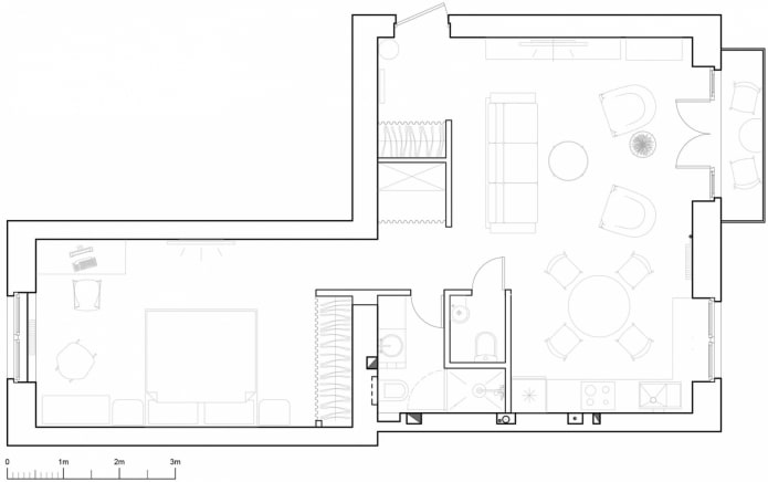 Layout ng apartment