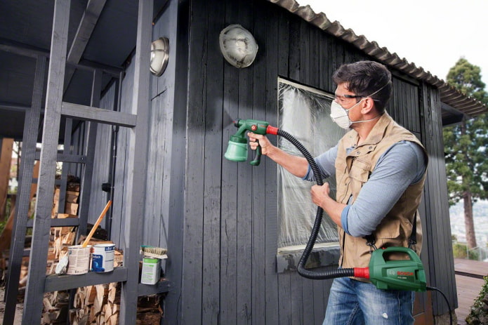 Pintar con una pistola rociadora