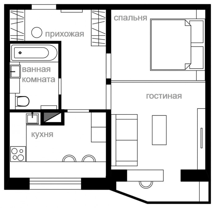 Reurbanización con apertura