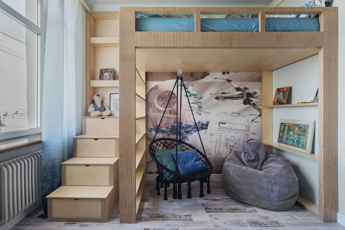 Loft bed sa nursery