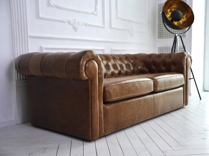 leather sofa