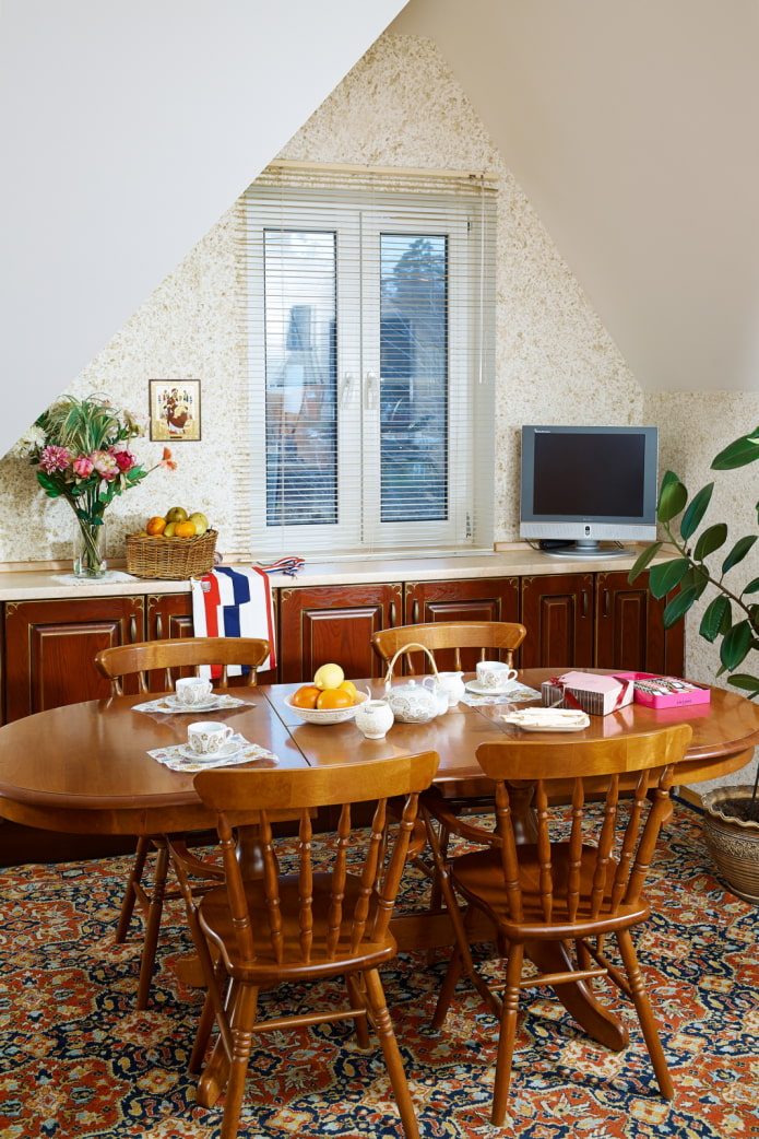 attic kitchen