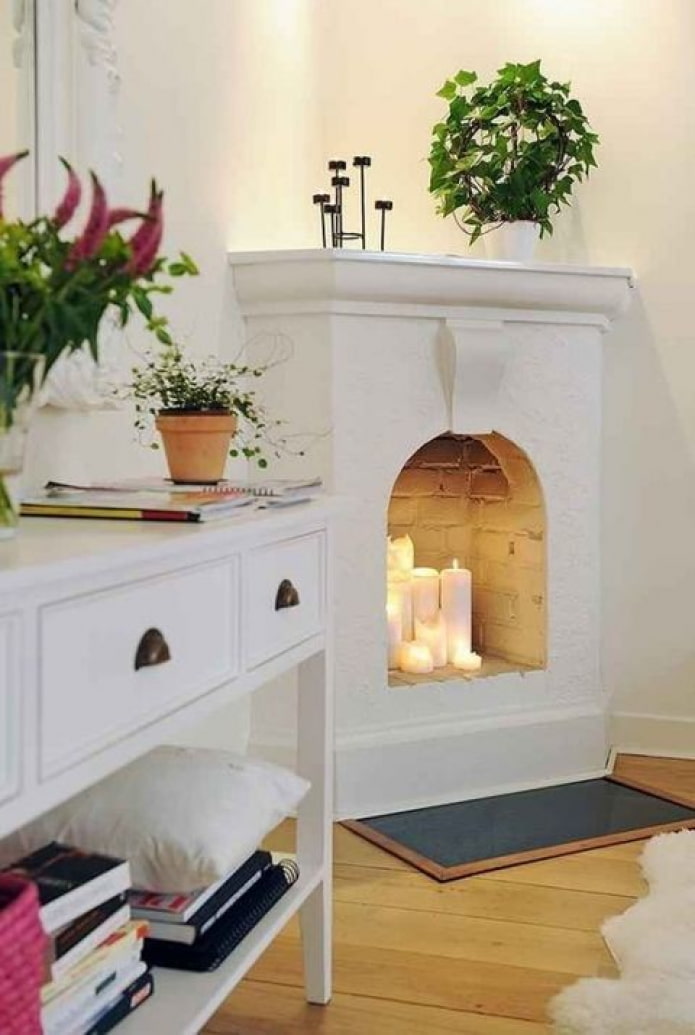 Puting fireplace