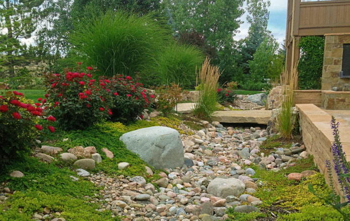 Arroyo seco con puente