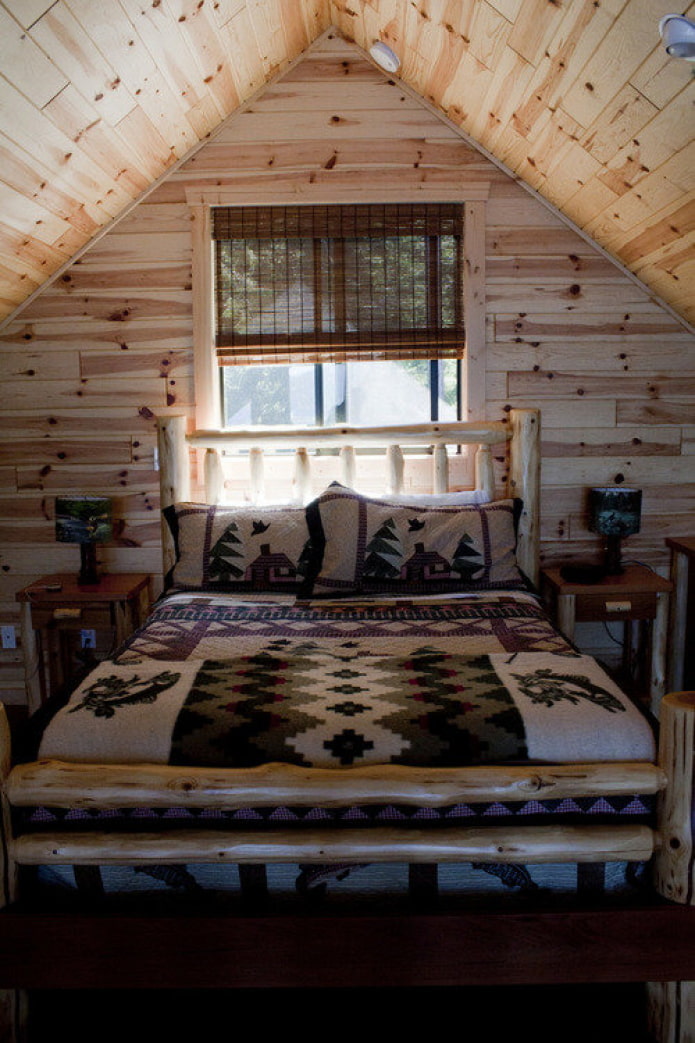 dormitorio estilo chalet