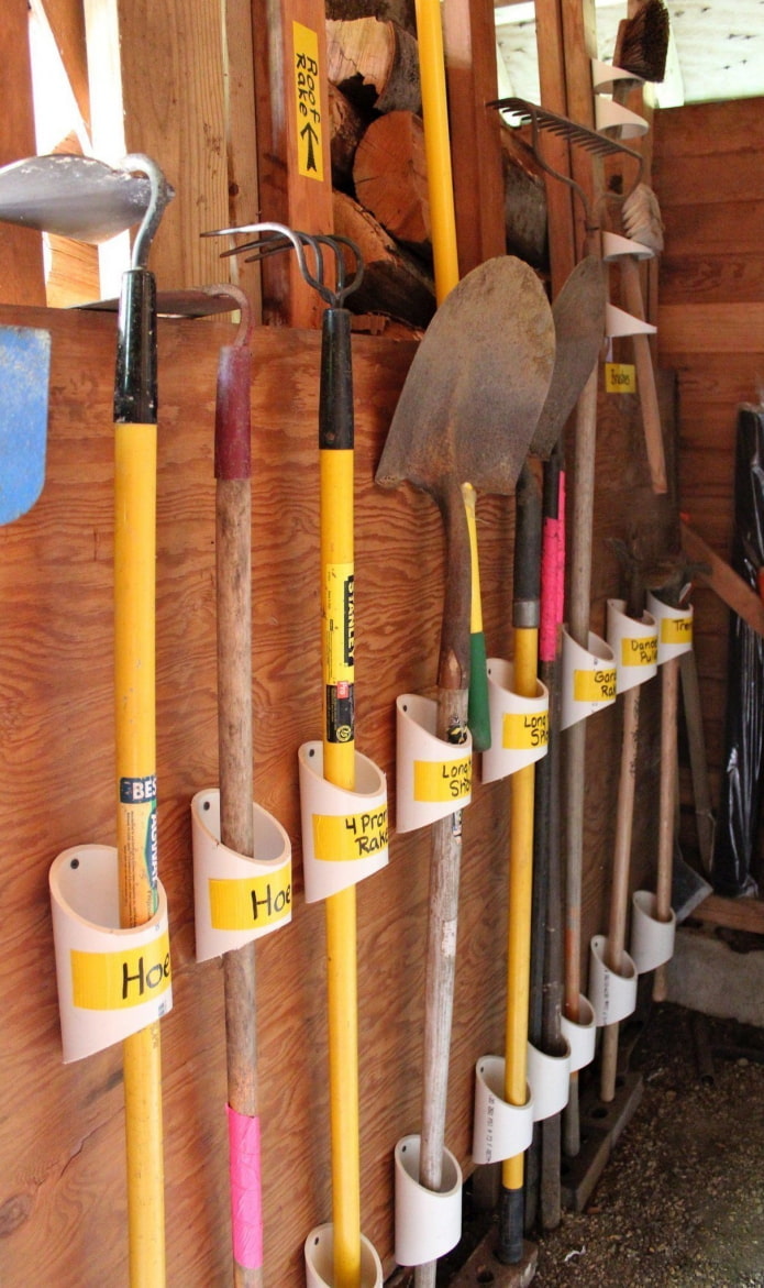 Organizador para inventario de tuberías.