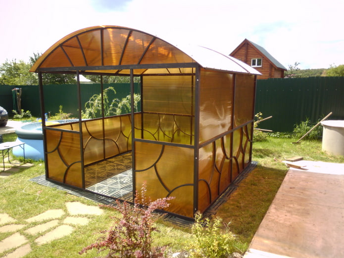 gazebo na gawa sa polycarbonate