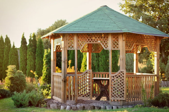 hexagonal gazebo