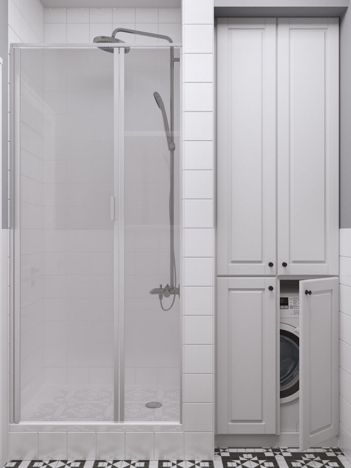 Shower room at wardrobe