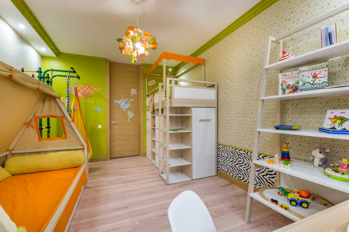 habitación infantil para dos