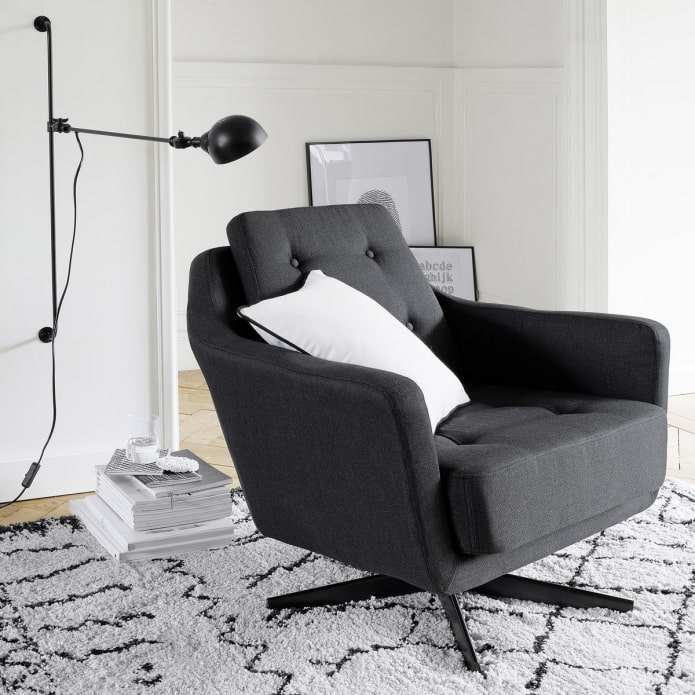 swivel armchair