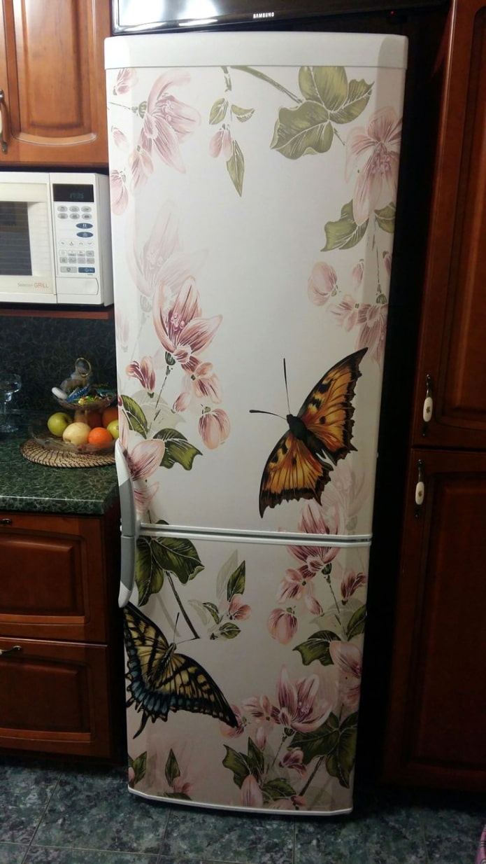 decoupage ng fridge