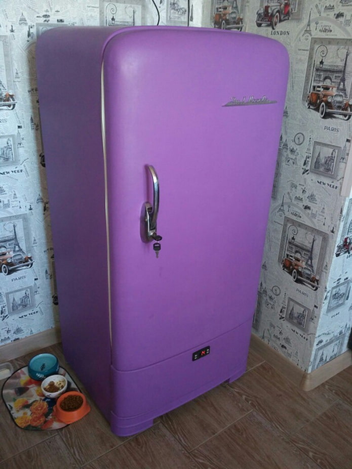 refrigerador lila