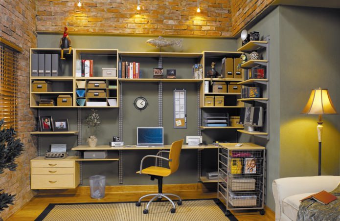 gabinete estilo loft