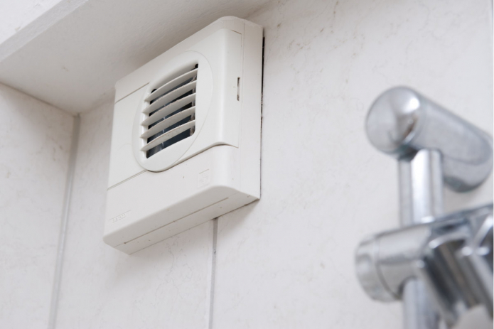 ventilación en el baño