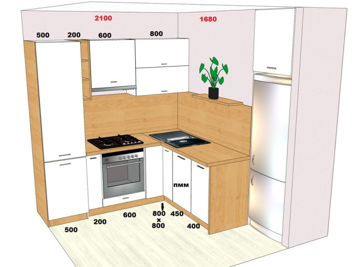 Plano dimensionado