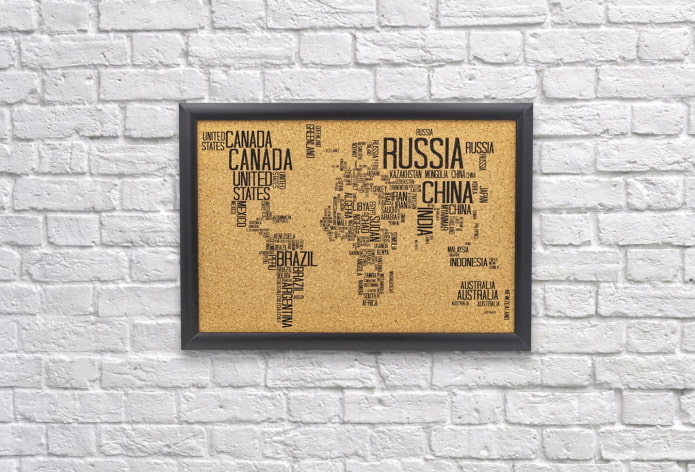 Cork board