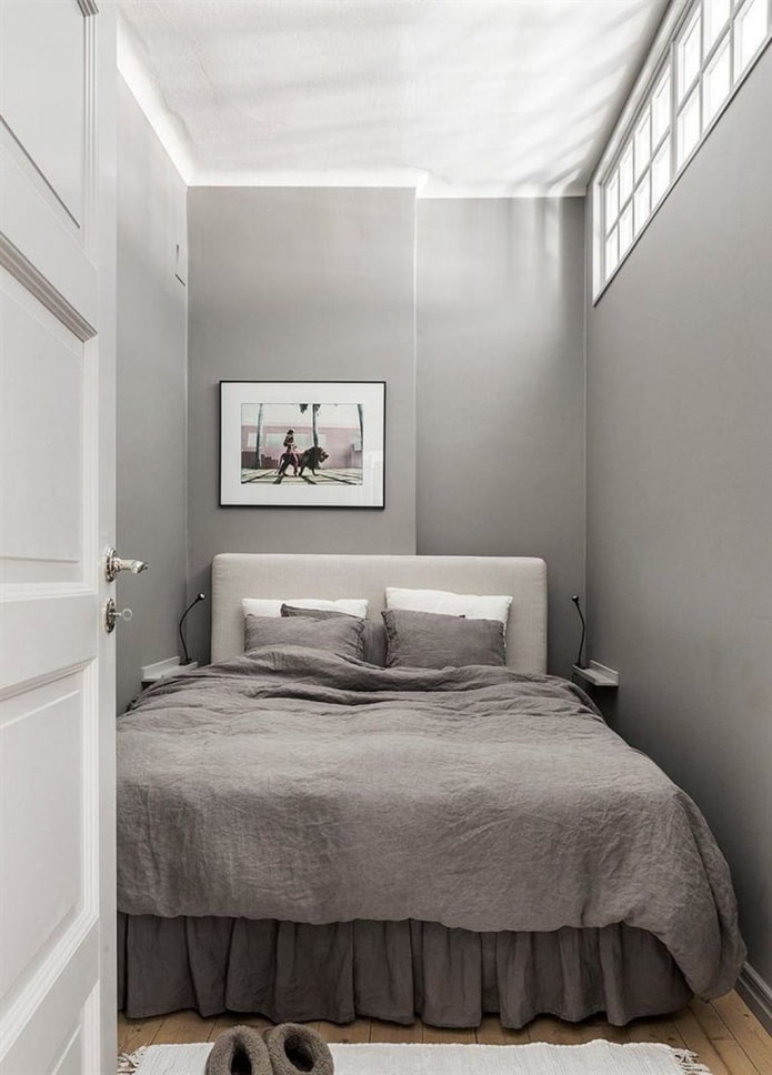 dormitorio gris-beige