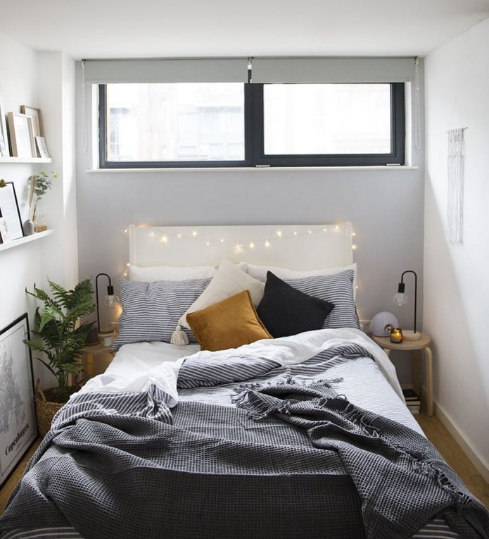 plantas vivas en el dormitorio