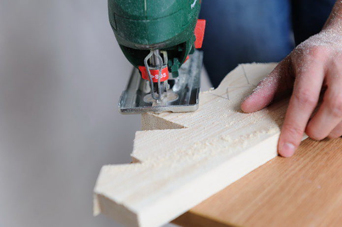 Hacer un espacio en blanco de madera