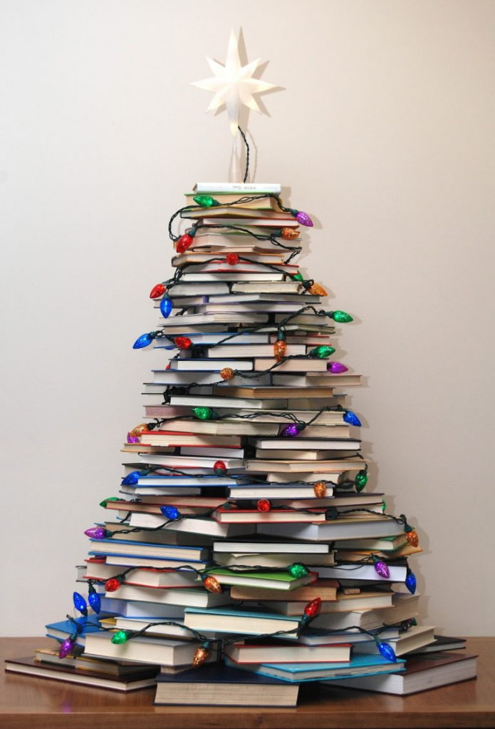 Árbol de navidad, de, libros