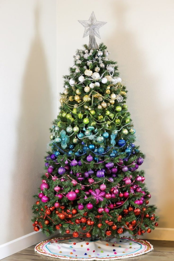 Árbol multicolor