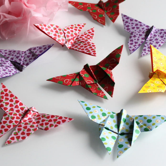 mariposas de origami