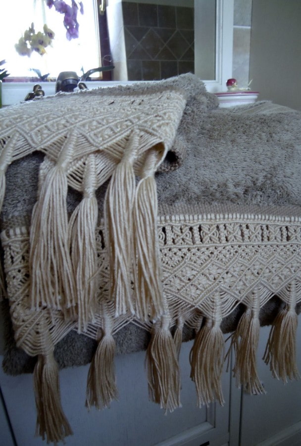 palamutihan ang isang macrame blanket