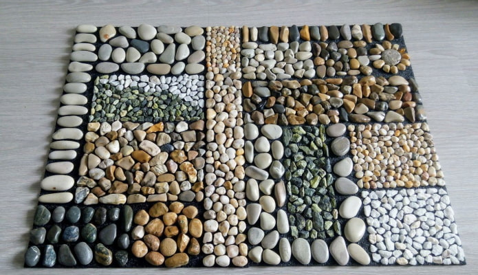 Pebble rug