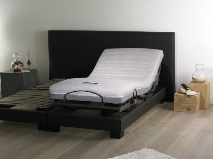 cama con base anatómica